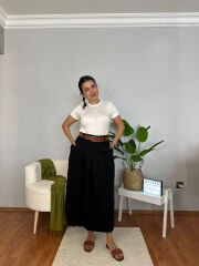 CASEY %100 PAMUK ETEK SİYAH