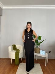 EVA ETEK-YELEK TAKIM SİYAH